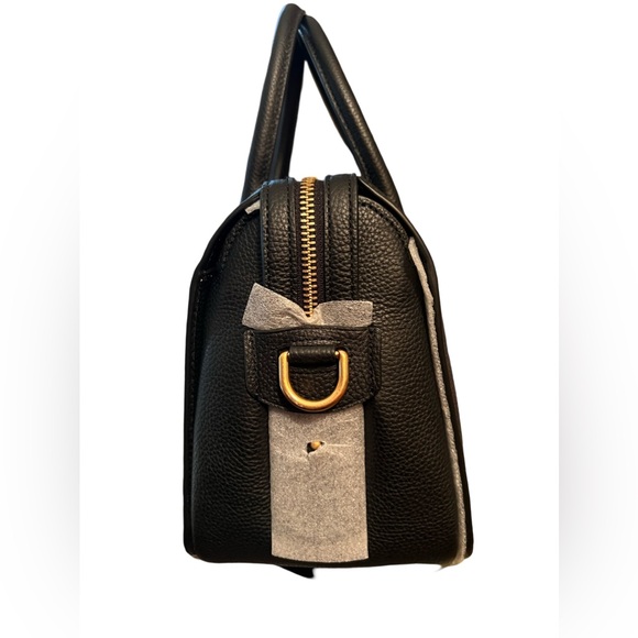 Kate Spade NWT Gramercy Black Peppled Leather Satchel Crossbody Bag - Picture 5 of 13